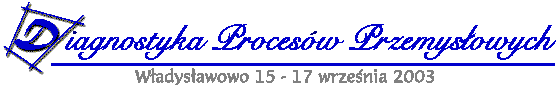 DPP-Diagnostyka Procesw Przemysowych